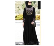 BY02 Casual and Fashionable 56 Sized Abaya for Women - Black  - Similar Product Imag - ID 109357