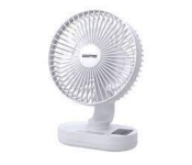 Geepas GF21157 8 Inch Rechargeable Fan White Image