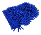 Goodyear GY-VCE-140 6 x 8 inch Chenille Wash Mitts - Blue