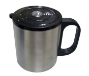 VS059 Mini Coffee Mug with Cover - Silver  - Similar Product Imag - ID 110612