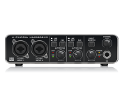 Behringer U-PHORIA UMC202HD USB Audio Interface with Midas Mic Preamplifiers - Black