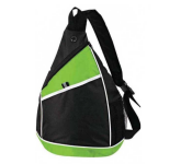 VS084 Triangular Shaped Sports Bag - Black and Green  - Similar Product Imag - ID 110619