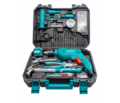 Total THKTHP1152 115 Pcs 680w Impact Drill Tools Set With Small Accessories Included - Blue