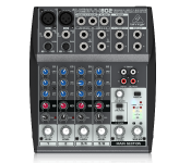 Behringer Xenyx 802 Premium 8-Input 2-Bus Mixer - Black