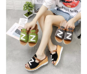 Women Loafers Non Slip Thick Bottom Fashion Wedge Sandals EU 39 - Green  - Similar Product Imag - ID 109309