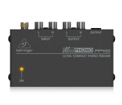 Behringer Microphono PP400 Ultra-Compact Phono Preamp - Black