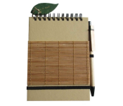 VS046 ECO A6 Notebook with Bamboo and Ball Pen - Brown  - Similar Product Imag - ID 110623