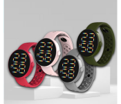 Fitbit Pack Of 4 Unisex Digital Touch Smart Watch