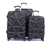 Para John PJTR3126 Set of 3 Abs Trolley Travel Luggage - Black  - Similar Product Imag - ID 112366