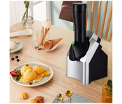 For your Kitchen! For Frozen Ice Cream Maker Fruit Dessert Maker Household Healthy Dessert Fruit Soft Serve Maker Dishwasher - Black and Silver - ID 113107