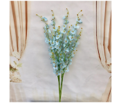 GTC 22000769 Orchids Artificial Flowers for Home Indoor Outside Garden Wedding Vase Decoration - Blue  - Similar Product Imag - ID 112726