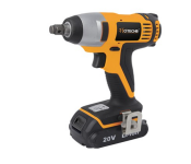 Hotche P800120 20V Lithium Cordless Impact Wrench - Yellow and Black