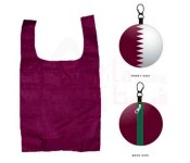 VS022 Polyester Foldable Bag with Round Pouch - Purple  - Similar Product Imag - ID 111578