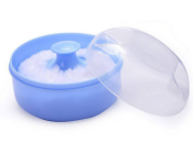 GTC 22000682 2 Pcs Baby Powder Puff Box - Blue  - Similar Product Imag - ID 112117