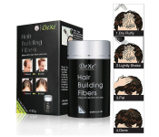 Thick Hair Building Fibers Thinning Hair & Bald Spots For Men and Women - Black