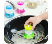 GTC 22000695 2 PCS Dish Cleaning Brush with Soap Dispenser - Green  - Similar Product Imag - ID 112683