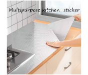 GTC 22000748 3 Meter Self Adhesive Kitchen Oil-Proof Waterproof Sticker - Silver  - Similar Product Imag - ID 112630