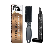 Unisex Waterproof Filler Pen for Beard and Eye Brows - Black   - Similar Product Imag - ID 113387