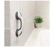 Strong Suction Cup Bathroom Helping Handle Shower Support Handle - White and Grey  - Similar Product Imag - ID 114102