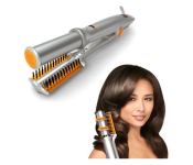 Instyler 2 in 1 Hair Straightener Curler Automatic Roller Ceramic Coating Wand Rotating Hot Iron Straight Comb for All Types of Hair with 360° Swivel Cord - Silver  - Similar Product Imag - ID 113546