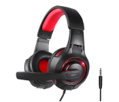 Trands TR-GHS872 Wired Gaming Headset - Black and Red