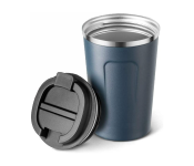 380ml Travel Vacuum Insulated Coffee Mug With Lid - Blue
