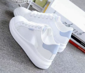 Sneakers Outdoor Casual Sports EU 40 Shoes for Women - White and Blue  - Similar Product Imag - ID 114158