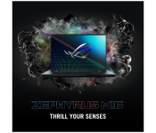 ASUS ZEPHYRUS M16 GU603ZE-LS035W ROG 16 Inch WUXGA Intel Core i7 12700H Processor 16GB RAM 1TB SSD 4GB NVIDIA Geforce RTX 3050TI Graphics Windows 11 Home - Black