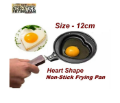 GTC Mini Non-Stick Heart Shaped Egg Frying Pan - Black  - Similar Product Imag - ID 114801