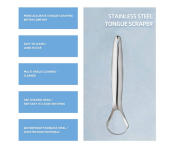 GTC Stainless Steel Tongue Cleaners - Silver  - Similar Product Imag - ID 114761