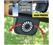 GTC Solar Powered Car Auto Cooler Ventilation - Black