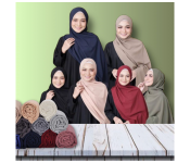 Pack Of 6 Feme Womens Hijab Scarf Collection