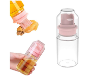 GTC Glass Oil Dispenser Bottle With Silicone Brush For Kitchen Cooking - Light Pink  - Similar Product Imag - ID 114782