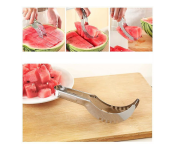 GTC 2 PCS Multipurpose Watermelon Slicer - Silver