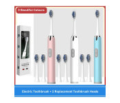 GTC Sonic Electric Toothbrush With 2 Replacement Toothbrush Heads - Blue  - Similar Product Imag - ID 114770