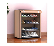 GTC 4 Grids Simple Shoe Rack - Brown  - Similar Product Imag - ID 114645