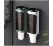 GTC Pull Type Cup Dispenser for Paper Cups and Plastic Cups - Black And Green  - Similar Product Imag - ID 114647