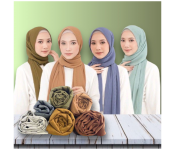 Pack Of 4 Feme Womens Hijab Scarf Collection  - Similar Product Imag - ID 114938