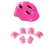 GTC Kids Protective Helmet Knee Pad Set - Pink