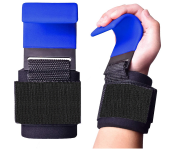 GTC 2 PCS Hand Grip Support Weight Lifting Hooks - Blue  - Similar Product Imag - ID 114720