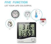 GTC Digital Thermometer Hygrometer Clock - White  - Similar Product Imag - ID 114740