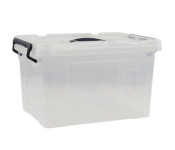 Royalford RF10138 33Litre Transparent Storage Box with Handle  - Similar Product Imag - ID 116832