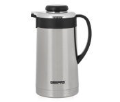Geepas GVF27016 1.3 Litre Stainless Steel Vacuum Flask - Silver and Black