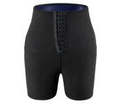 Sweat Shapewear Shorts Pants for Women - Black