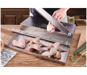 Generic Household Manual Bone Cutter with switch - Silver