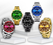 Pack of 5 Berlin Luxury Analog Watch