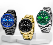 Pack of 3 Berlin Luxury Analog Watch