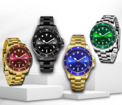 Pack of 4 Berlin Luxury Analog Watch