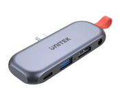 Unitek D1070A uHUB Q4 Lite 4-in-1 USB-C Hub for iPad Pro and Air with HDMI and 100Watts Power Delivery - Silver  - Similar Product Imag - ID 115864