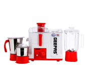 Geepas GSB44077 750 Watts 4-In-1 Food Processor - Red and White  - Similar Product Imag - ID 116915